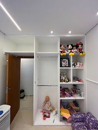 Quarto infantil com gesso - nichos, iluminação LED e acabamento perfeito em BH